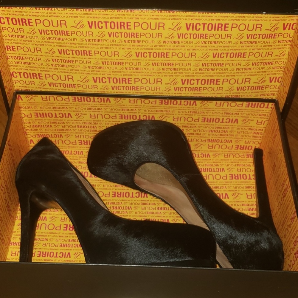 Pour La Victoire Ivette Black Baby Pony shoes